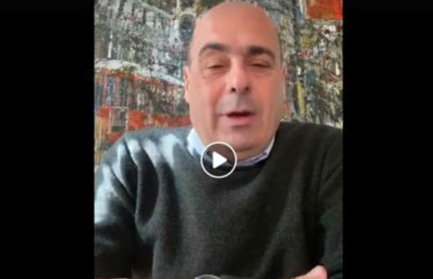 Coronavirus, Nicola Zingaretti contagiato: “Sono in isolamento”