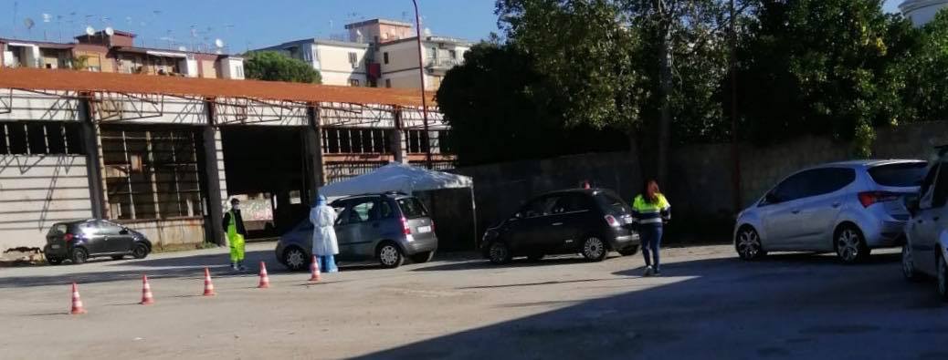 San Giorgio, Covid-19: attivo il “Drive-in” per la somministrazione tamponi