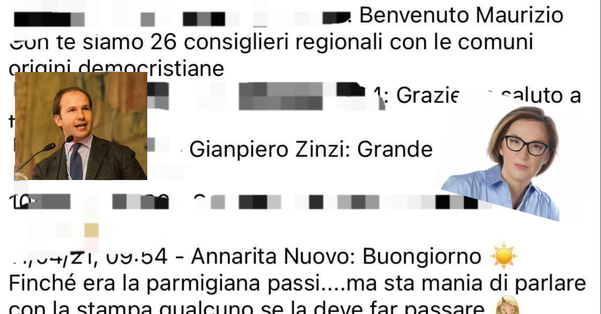 Regione Campania, in ESCLUSIVA i messaggi della chat Dc. I cuori di Zinzi jr, la parmigiana della Patriarca. E c’è chi abbandona il gruppo