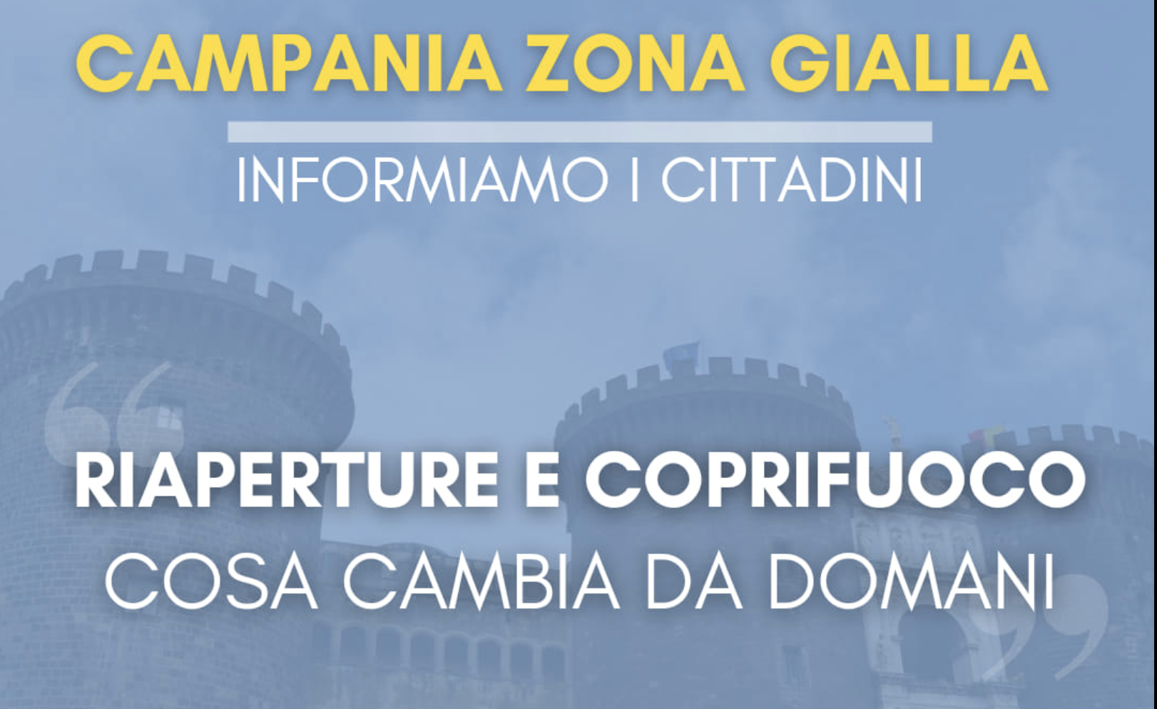 Covid, si torna a vivere in Campania: riaprono le palestra. In Ristorante si cena all’interno