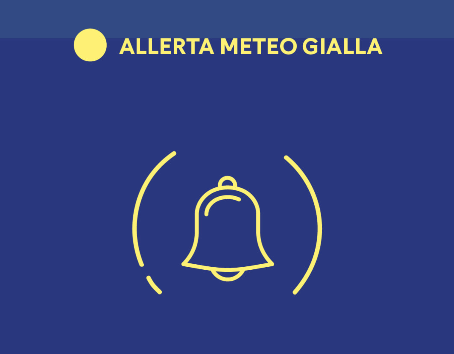 La Protezione Civile dirama l’allerta meteo: “Rischio frane e venti forti”