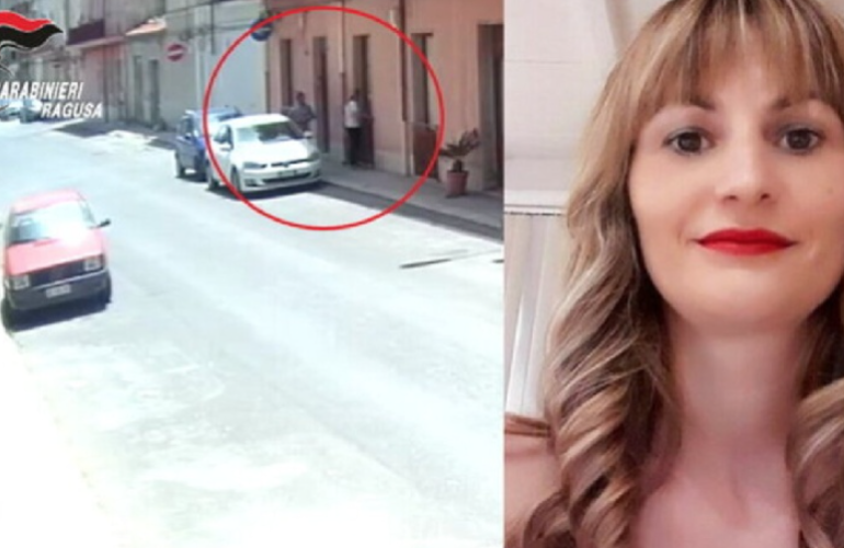 Accoltellata e uccisa mentre parla con il figlio
