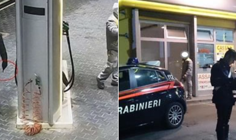 Rapine ai distributori di benzina nel Napoletano
