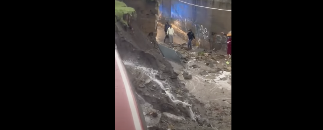 Paura nel Vesuviano, frana una parte dello Stadio ad Ercolano. VIDEO