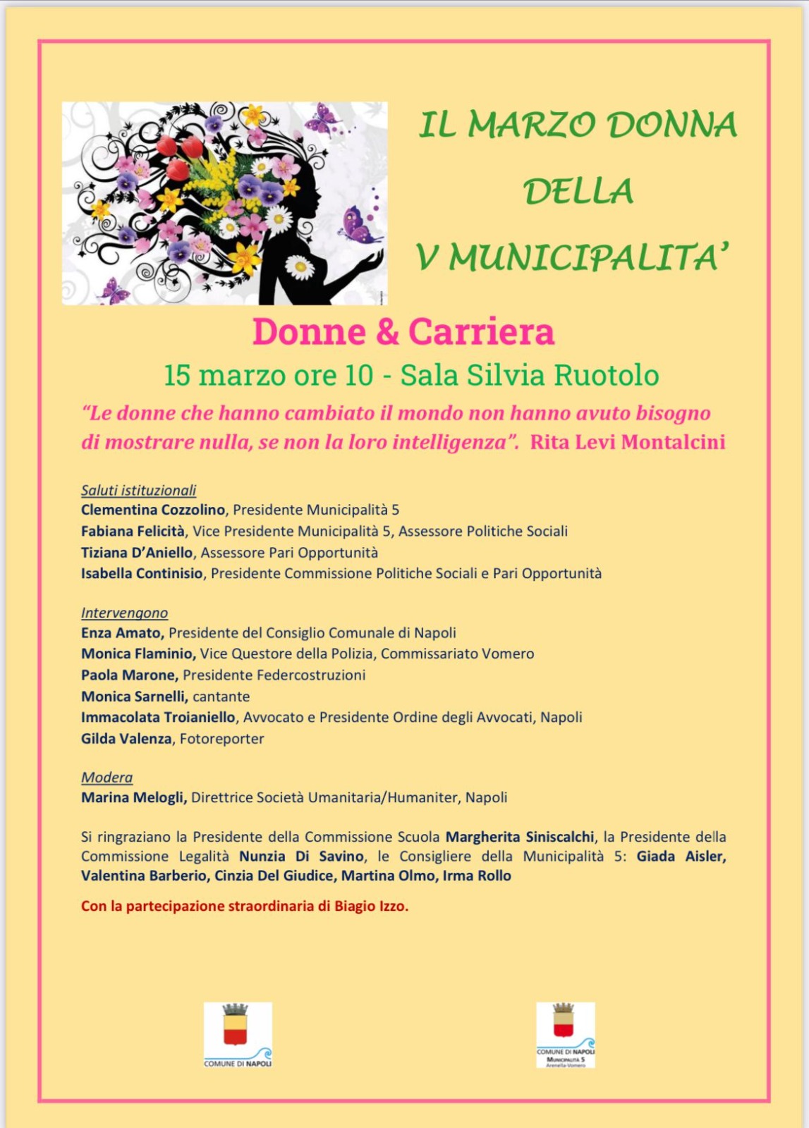 Donne & Carriera”, il secondo incontro della V Municipalità dedicato all’universo femminile per un mondo paritario