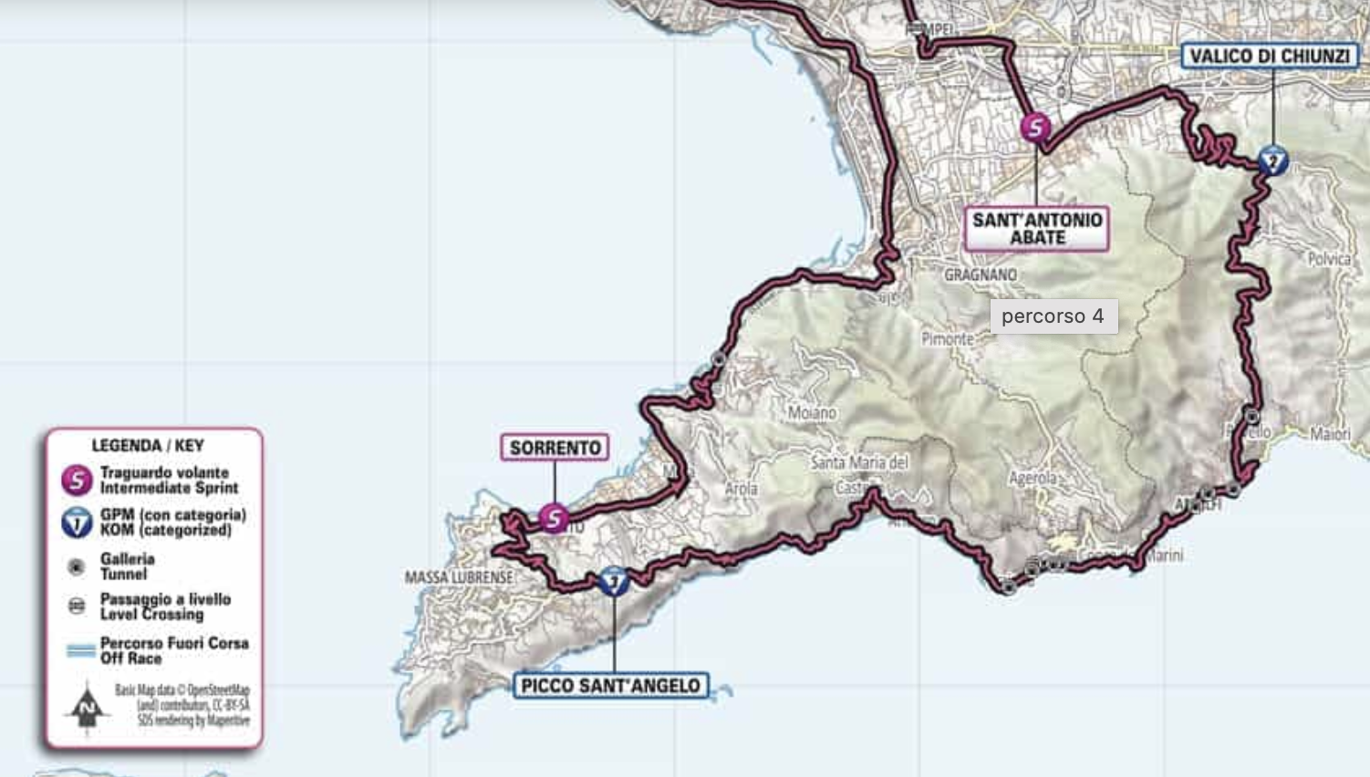 Giro D’Italia a Napoli, le zone da “evitare” da San Giorgio a Sorrento