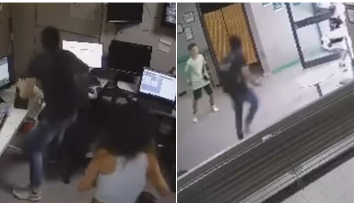 Portici, rapina in un centro Sisal: “Mamma aiuto, colpita al volto la titolare” VIDEO