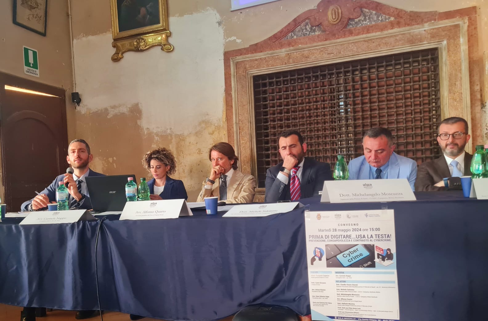 *NOLA, CYBER E CRIMINE, IL CONVEGNO DELL’AIGA*