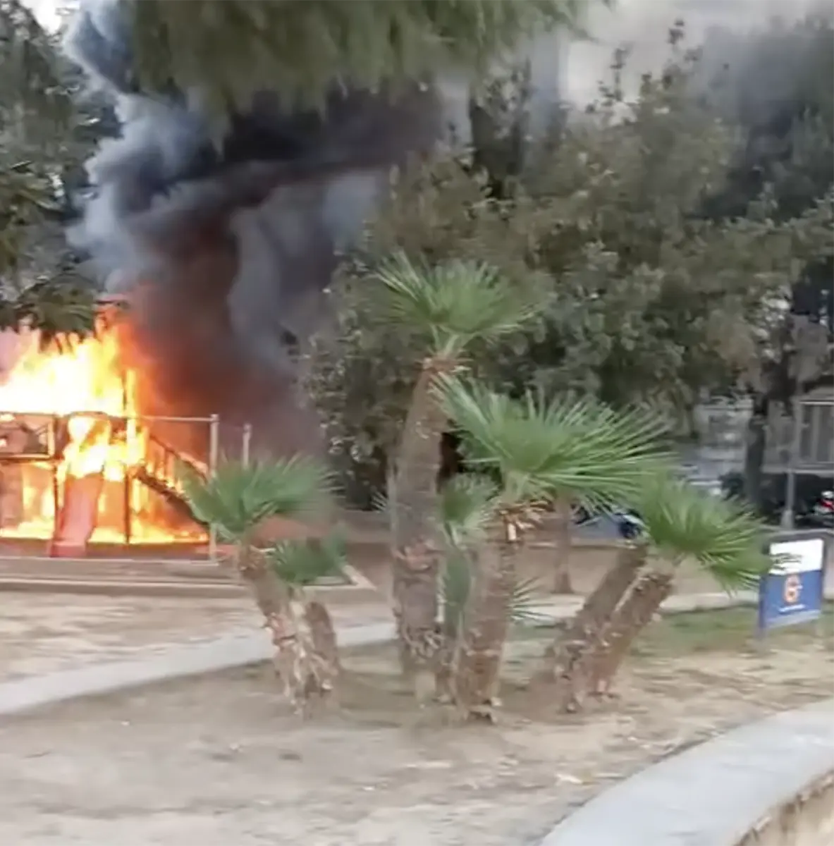 incendio corso vittorio emanuele