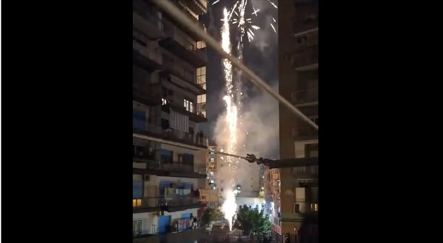 fuochi d'artificio scuola