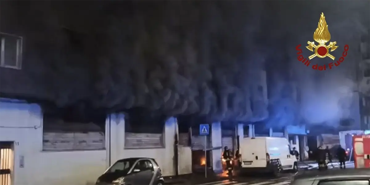incendio Napoli