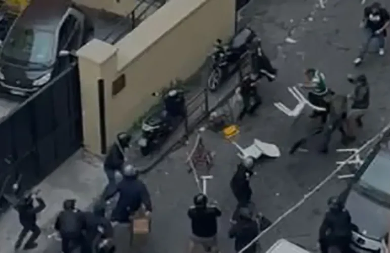 scontri ultras napoli sporting