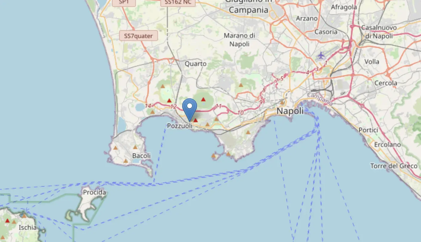 terremoto 3.3 campi flegrei