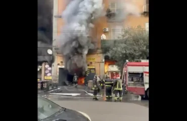 incendio secondigliano