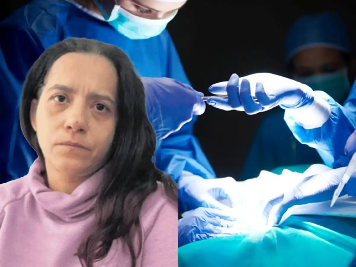 sala operatoria con la mamma del bambino