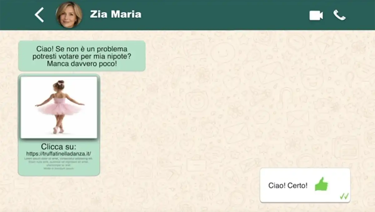la truffa che gira online
